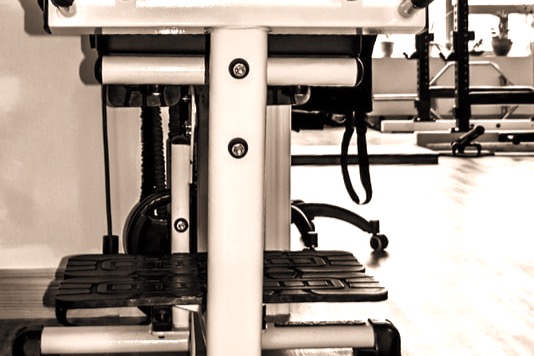 Step-up platform in the studio